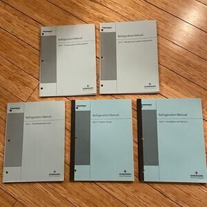 Lot of 5 Copeland Refrigeration Manuals hvac guide emerson